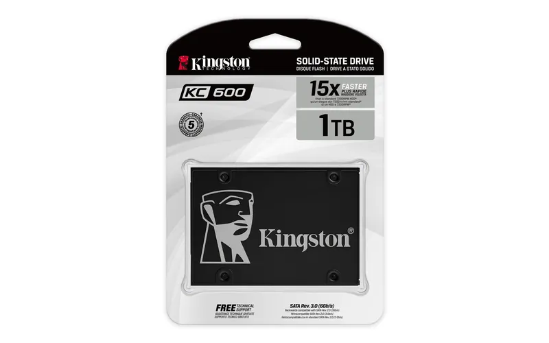 SSD KINGSTON KC600 1024GB/interni/2.5"/SATA3/crna Slika 2
